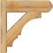Ekena Millwork Balboa Rough Sawn Craftsman Outlooker, Western Red Cedar, 6"W x 18"D x 18"H OUT06X18X18BOA04RWR - alternate 2